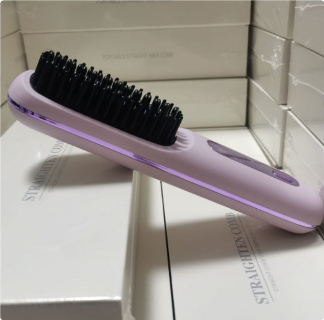 Wireless Hair Straightener Brush