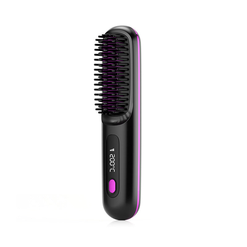 Wireless Hair Straightener Brush